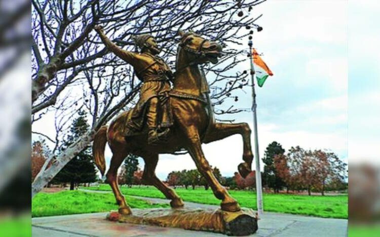 A statue of Chhatrapati Shivaji Maharaj was stolen from a park in the city of San Jose in the state of California, USA